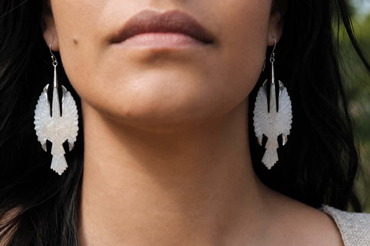 Anhinga Golden Earrings